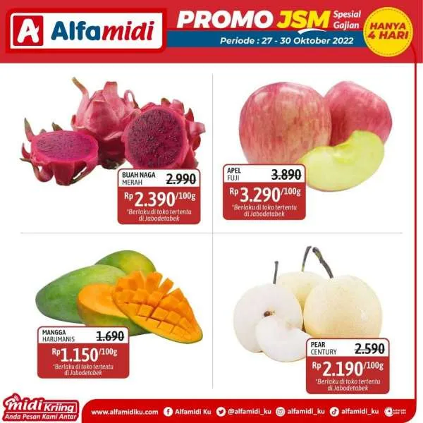 Promo JSM Alfamidi Spesial Gajian Periode 27-30 Oktober 2022