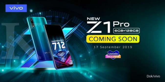 Vivo Z1 Pro versi 128 GB resmi dirilis hari ini 