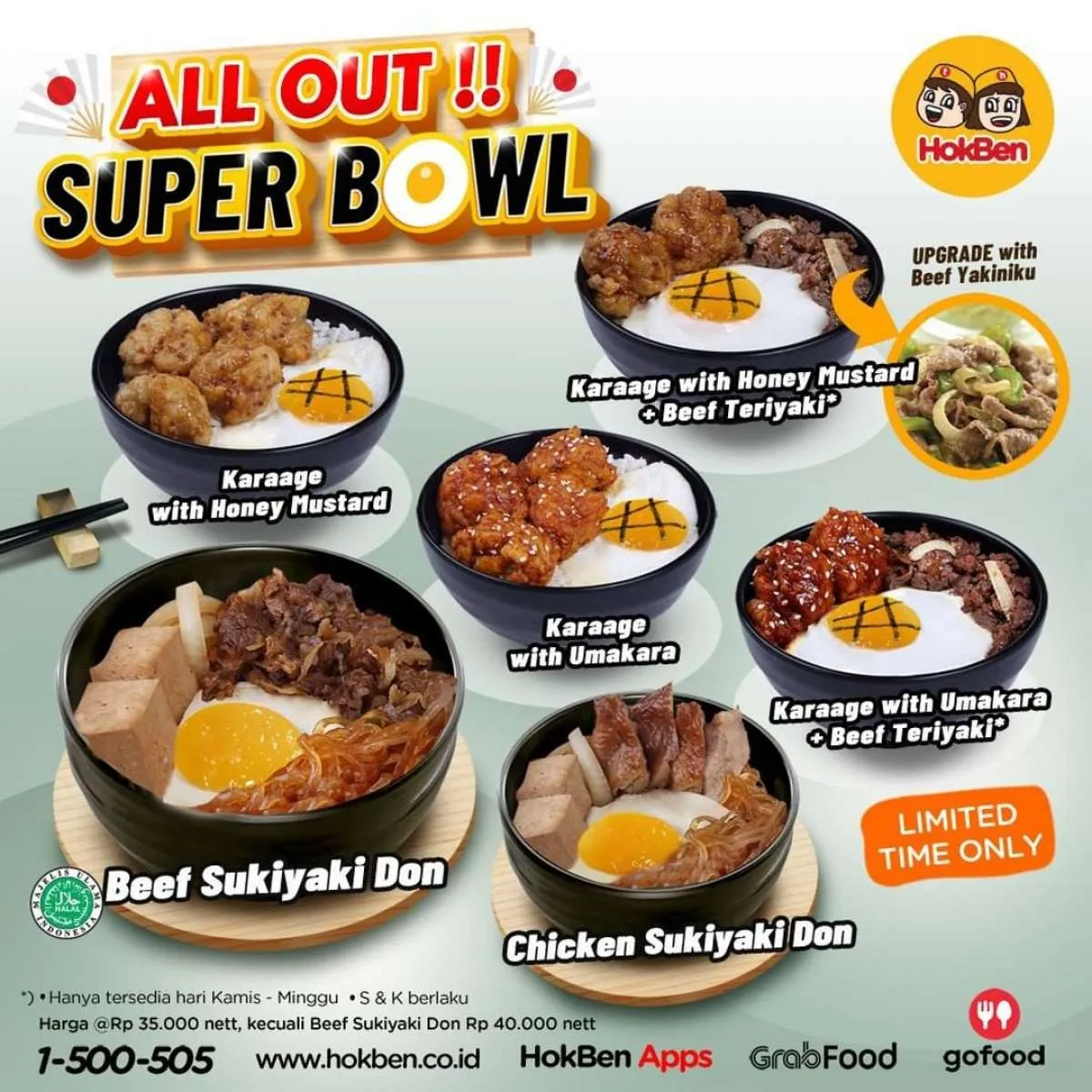 Promo HokBen hari ini 4 Februari 2021, All Out Super Bowl mulai dari Rp 35.000!