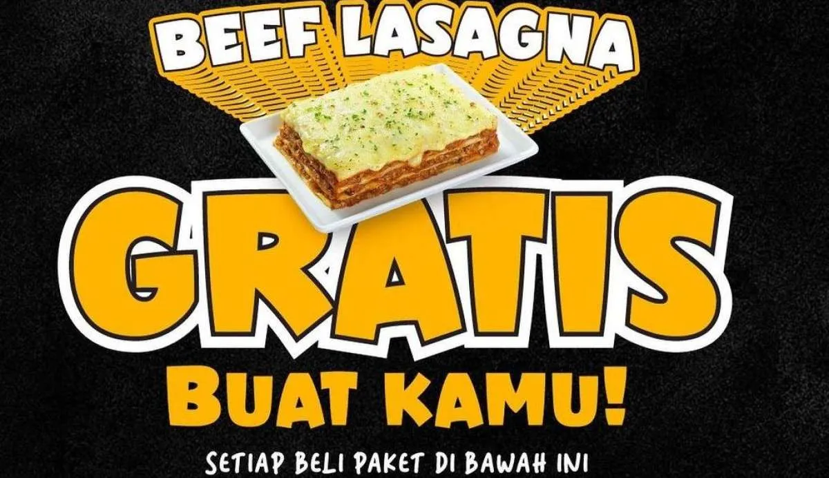 Promo Pizza Hut Gratis Beef Lasagna di Akhir Tahun 2023, Jangan Sampai Melewatkan 