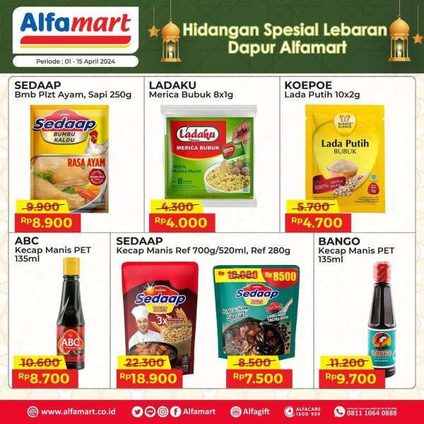 Promo Alfamart Sambut Lebaran 1-15 April 2024 Edisi Kebutuhan Dapur