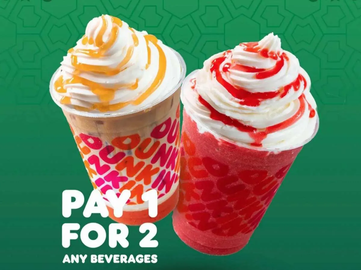 Promo Dunkin 23-24 April 2022, Beli 1 Dapat 2 Minuman Pakai Kartu BCA & Flazz