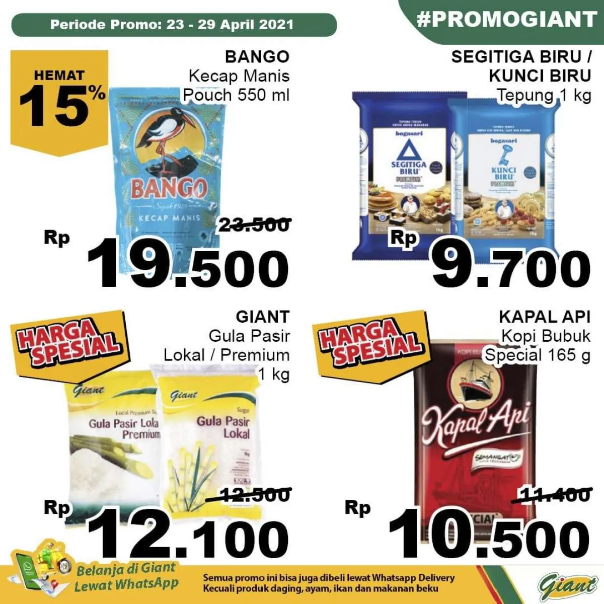 Simak promo Giant weekday 29 April 2021, ada diskonan sampai 40%!