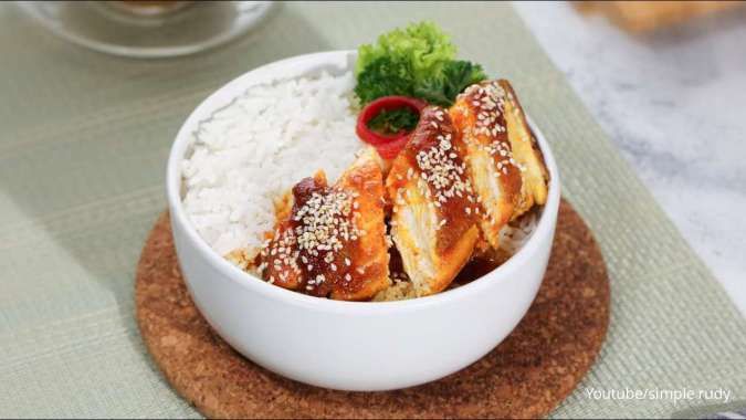 2 Resep Honey Chicken Rice Bowl Super Praktis dan Mudah Dibuat