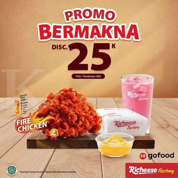 Promo GoFood Richeese Factory 