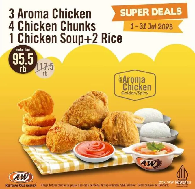 Promo AW Restoran Juli 2023 Paket Super Deals