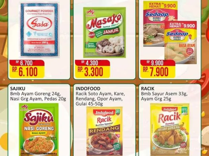 Promo Alfamart Kebutuhan Dapur 1-15 Desember 2025, Sajiku Bumbu Beli 3 Gratis 1