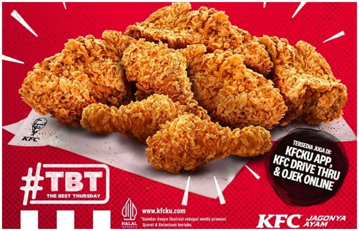Promo Spesial KFC The Best Thursday 7 Potong Ayam Hanya Rp 90.000, Khusus Kamis Saja
