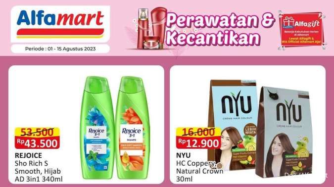 Promo Alfamart Personal Care Fair hingga 15 Agustus 2023, Aneka Shampoo Harga Hemat
