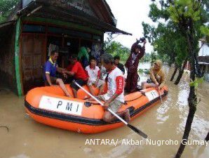 Produksi beras terganggu akibat banjir Bengawan Solo