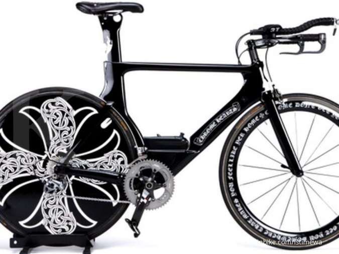 Sepeda termahal urutan ke-6: Chrome Hearts x Cervelo ($ 60.000 / Rp 887 jutaan)