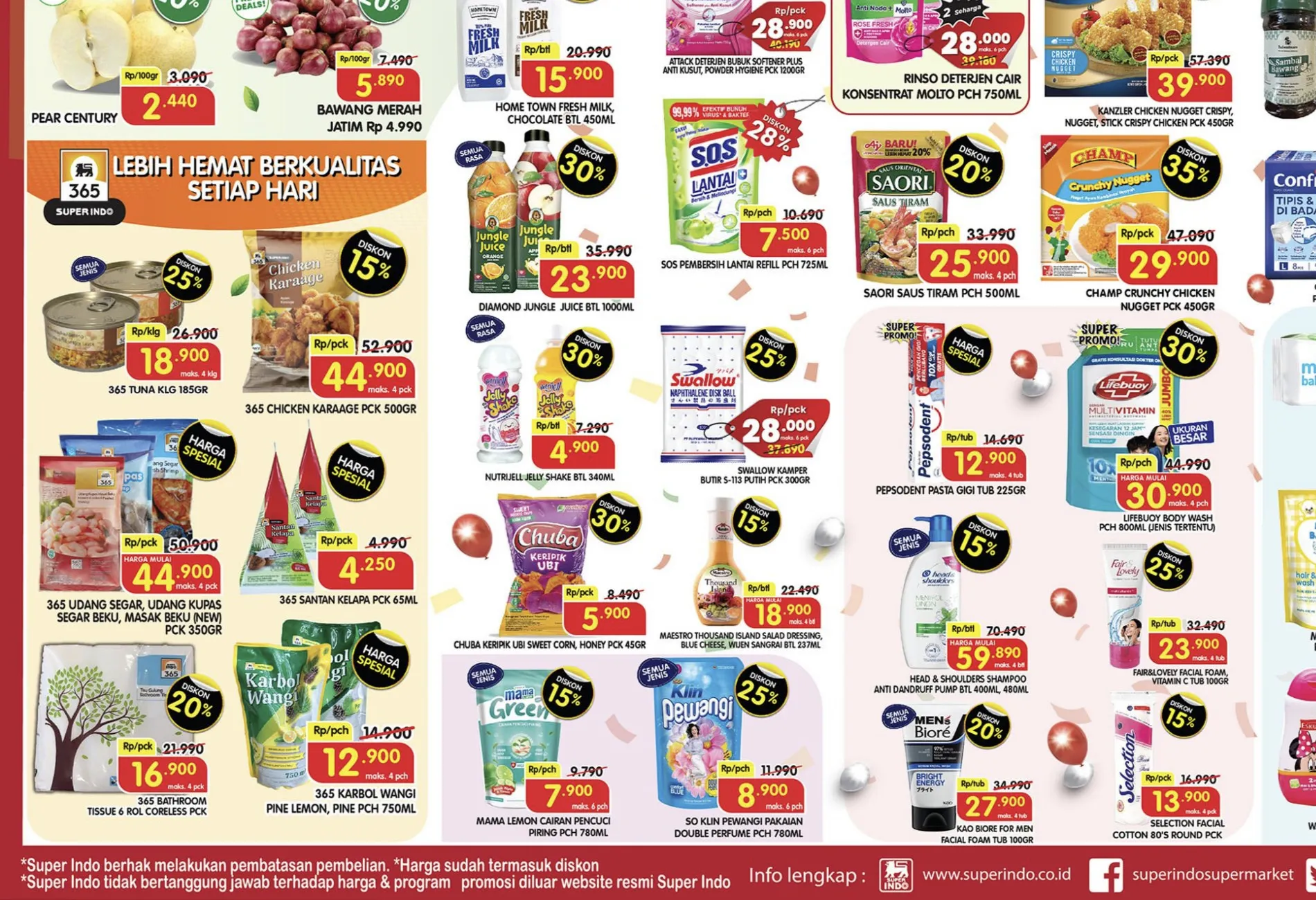 Promo Superindo Weekday Periode 18-21 Agustus 2025