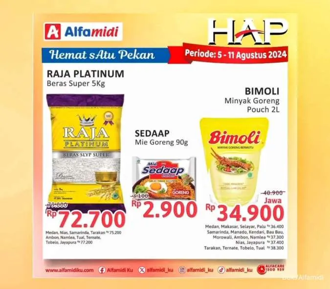 Promo Alfamidi Hemat Satu Pekan Periode 5-11 Agustus 2024