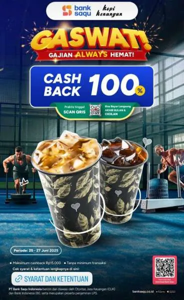 Promo Bank Saqu Gaswat dengan Kopi Kenangan