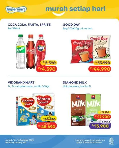 Promo JSM Hypermart Weekend Periode 10-13 Oktober 2025