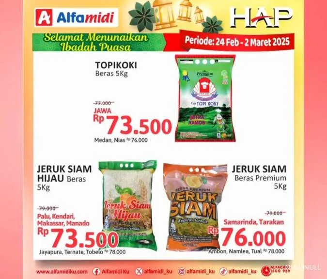 Promo Alfamidi Hemat Satu Pekan Periode 24 Februari-2 Maret 2025
