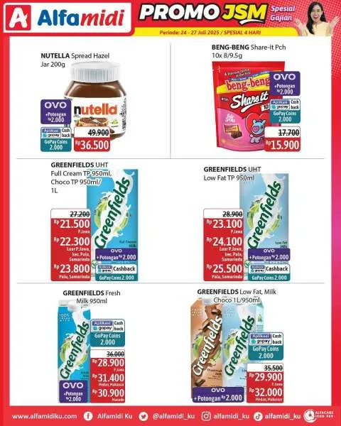 Promo JSM Alfamidi Spesial Gajian Periode 24-27 Juli 2025