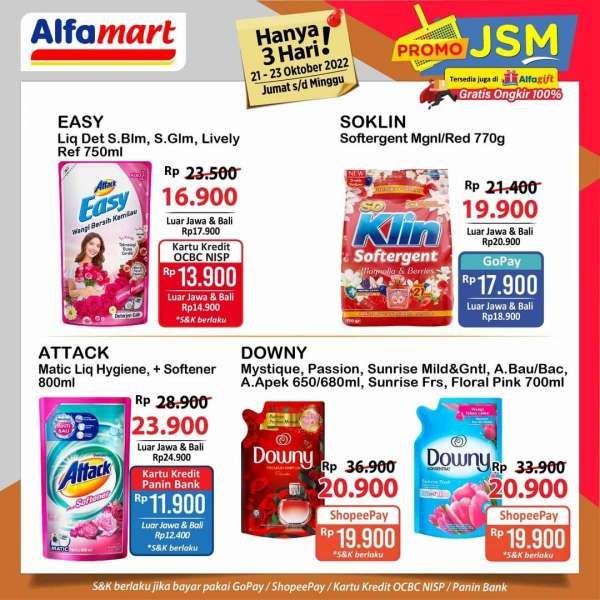 Katalog Promo JSM Alfamart Terbaru 21-23 Oktober 2022