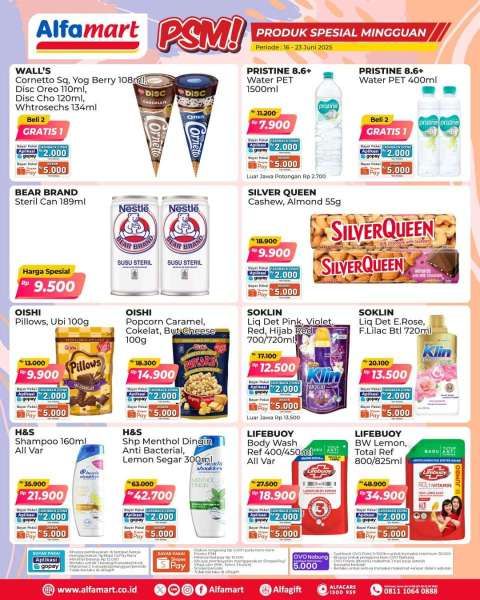 Promo PSM Alfamart 16-23 Juni 2025