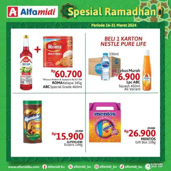 Promo Alfamidi Spesial Ramadhan Periode 16-31 Maret 2024