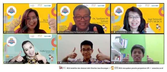 BCA & PesonaEdu Berikan Apresiasi kepada Pemenang Kompetisi Literasi & Numerasi Nasional