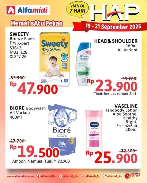 Promo Alfamidi Hemat Satu Pekan Periode 15-21 September 2025