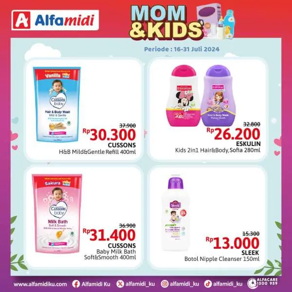 Promo Alfamidi Mom & Kids Periode 16-31 Juli 2024