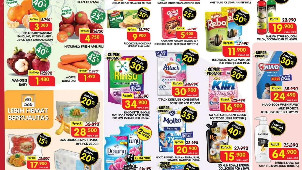 Promo Superindo Beli 2 Lebih Hemat Hanya 4 Hari, Promo Gajian di Akhir Bulan Januari
