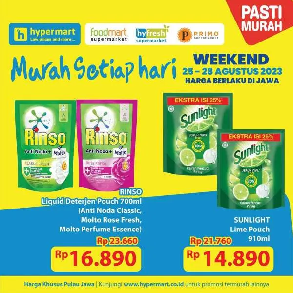 Promo Hypermart Hyper Diskon Weekend Periode 25-28 Agustus 2023