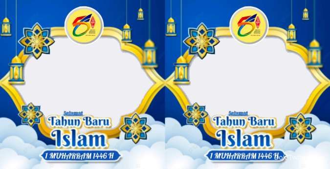 45 Twibbon Tahun Baru Islam 1 Muharram 1446 H, Cocok Jadi Foto Profil