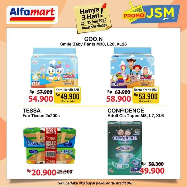 Promo JSM Alfamart Periode 23-25 Juni 2023