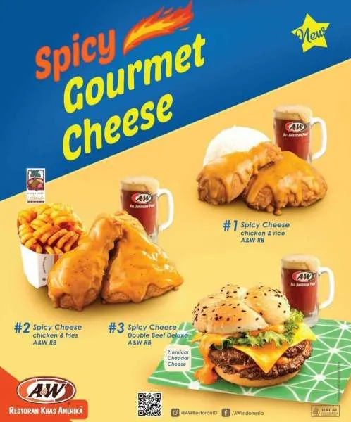 Promo AW Restoran menu baru Spicy Gourmet Cheese