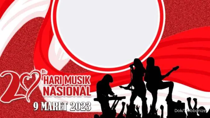 40 Twibbon Hari Musik Nasional 2023 yang Diperingati Setiap Tanggal 9 Maret 