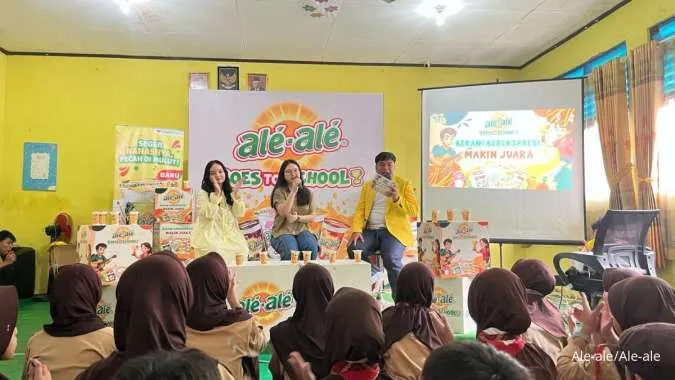 Ale-Ale Goes to School Sambangi SMP, Angkat Isu Belajar dan Literasi Digital