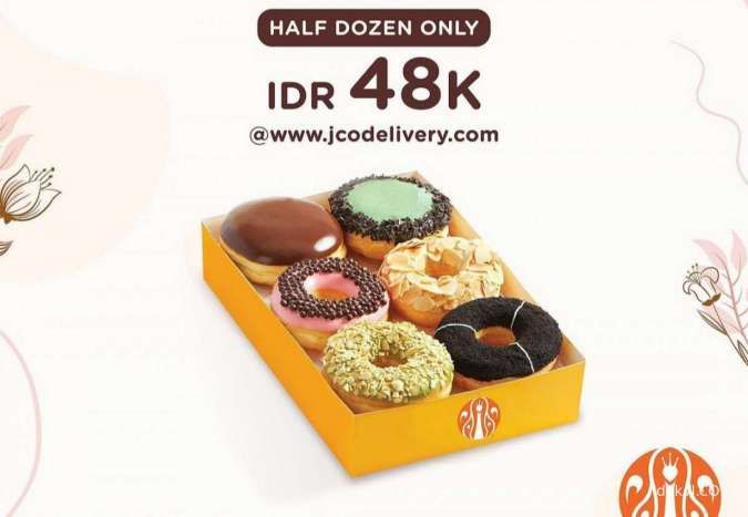 Promo J.CO 1-2 Oktober 2022, Beli 1 Box Donat J.CO Diskon Hanya Rp 48.000