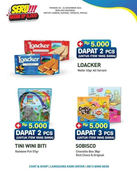 Promo Hypermart Serba Rp 5.000 Periode 20-26 Desember 2024