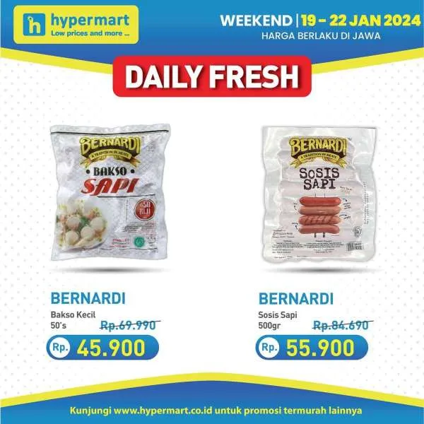 Promo JSM Hypermart Hyper Diskon Weekend Periode 19-22 Januari 2024