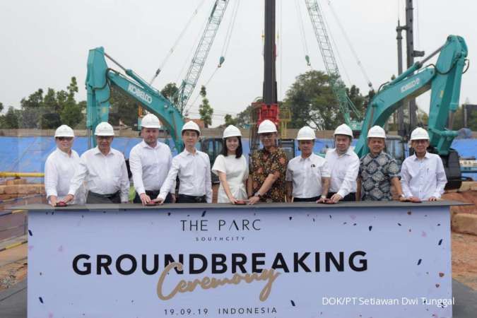 Harga mulai Rp 357 juta, Setiawan groundbreaking Apartemen The Parc SouthCity 