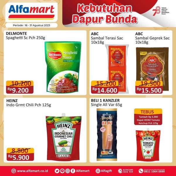 Harga Promo Alfamart Terbaru 16-31 Agustus 2023, Promo Kebutuhan Dapur