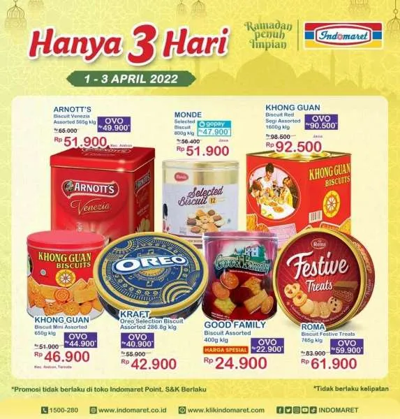 Promo Indomaret Hanya 3 Hari Periode 1-3 April 2022