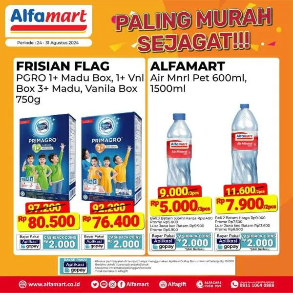 Promo Alfamart Paling Murah Sejagat Periode 24-31 Agustus 2024