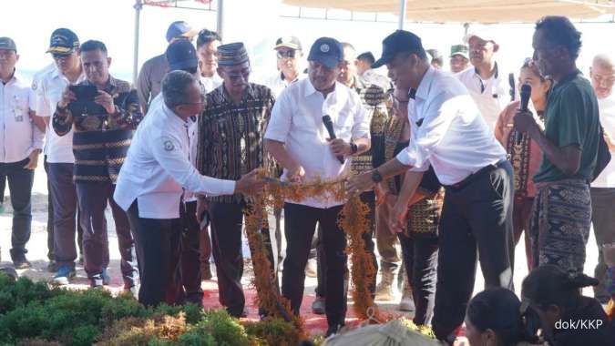 KKP Dorong Peningkatan Produktivitas Budidaya Rumput Laut di Pulau Terluar