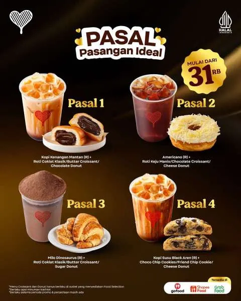 Promo Kopi Kenangan Pasangan Ideal Mulai Rp 31.000-an