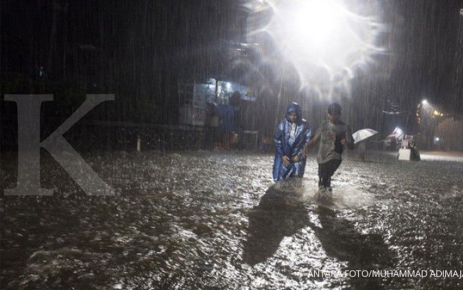 Meski sering, banjir DKI 2016 turun dibanding 2015