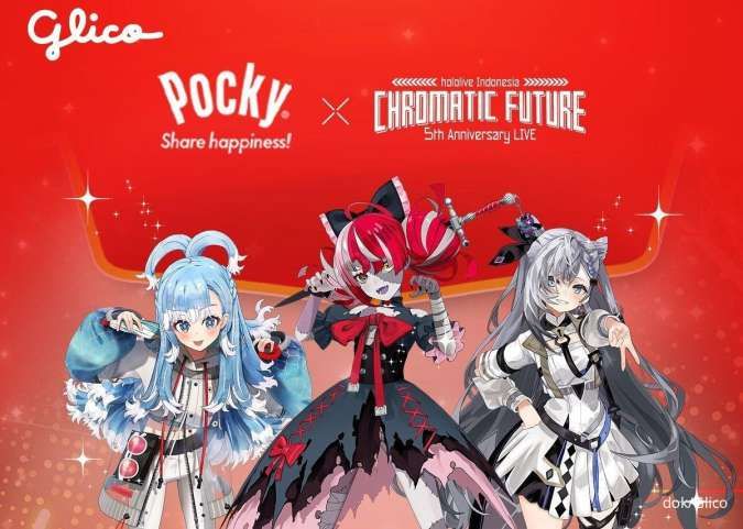 Glico Kolaborasi dengan Hololive Indonesia, Padukan Dunia Nyata dan Virtual