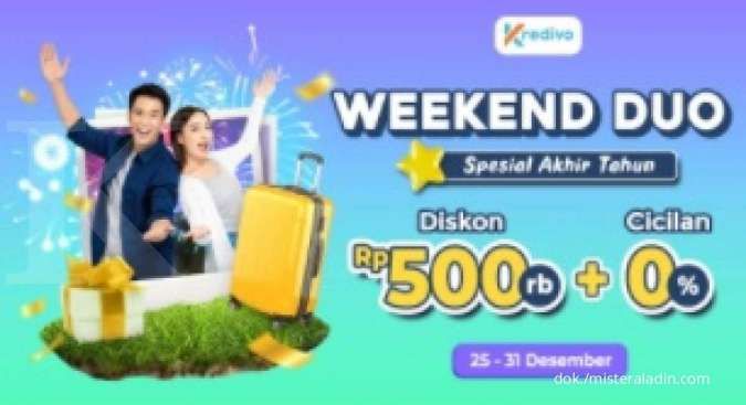 Khusus Pengguna Kredivo, Dapatkan Diskon Rp 500.000 & Cicilan 0% Produk Mister Aladin