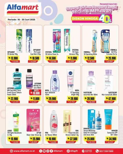 Promo Alfamart Personal Care Fair Periode 16-30 Juni 2025