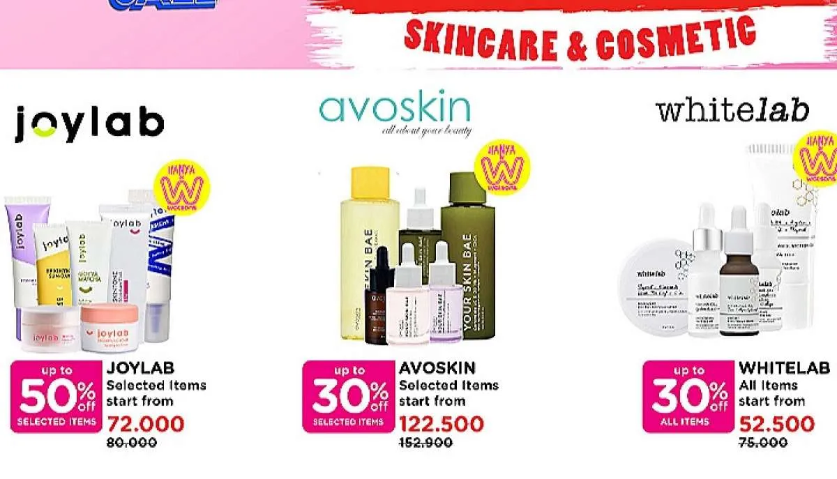 Promo Watsons Sale Beauty Deals Diskon s/d 70% Periode 24-27 Maret 2022
