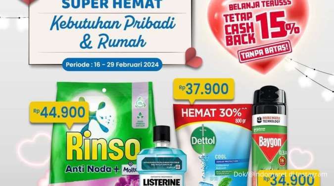 Promo Indomaret Super Hemat Terbaru Februari 2024, Berlaku di Jawa-Bali dan Lombok