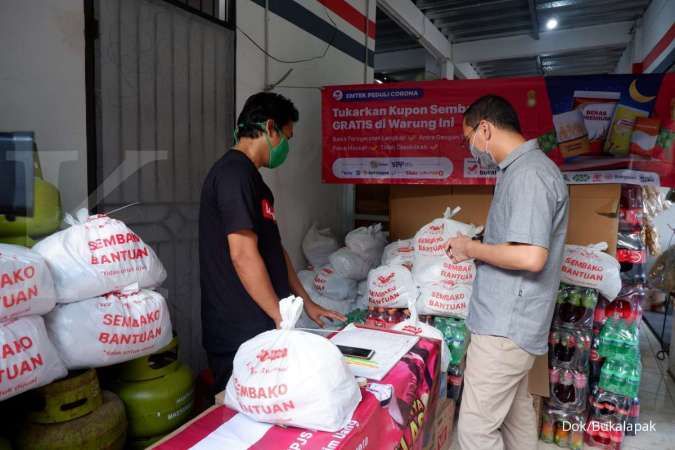 Bantu sesama di masa pandemi, Warung Mitra Bukalapak salurkan 10.000 paket sembako